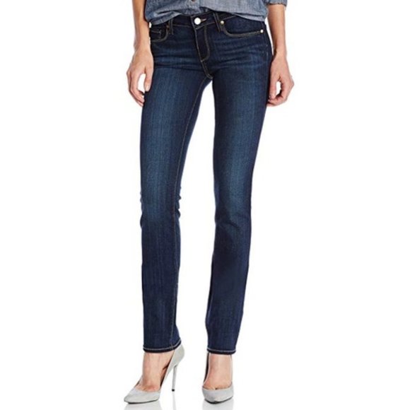 PAIGE Denim - Paige Skyline Straight Dark Blue Jeans 29